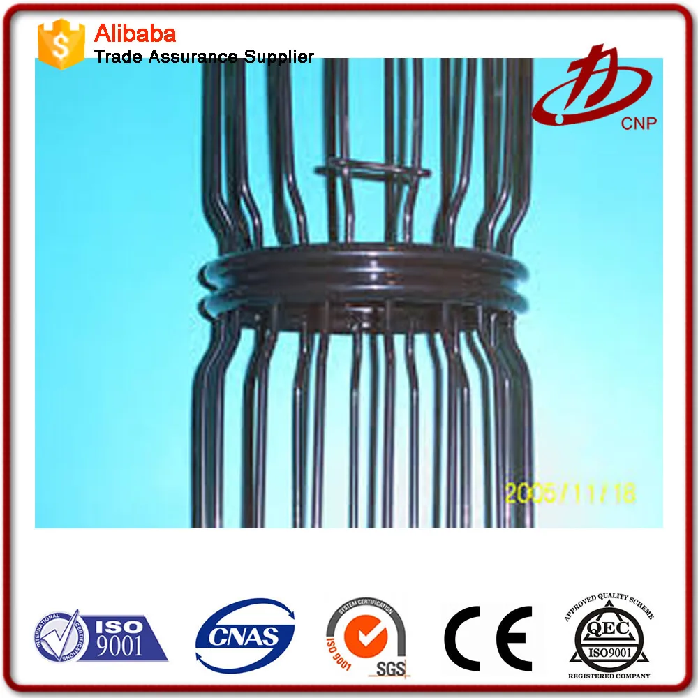 Venturi filter cage / filter bag skeleton for bag filter