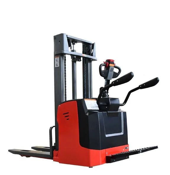 Chinese Manufacturer Platform Electric Pallet Stacking 2 Ton Forklift Truck With High Quality