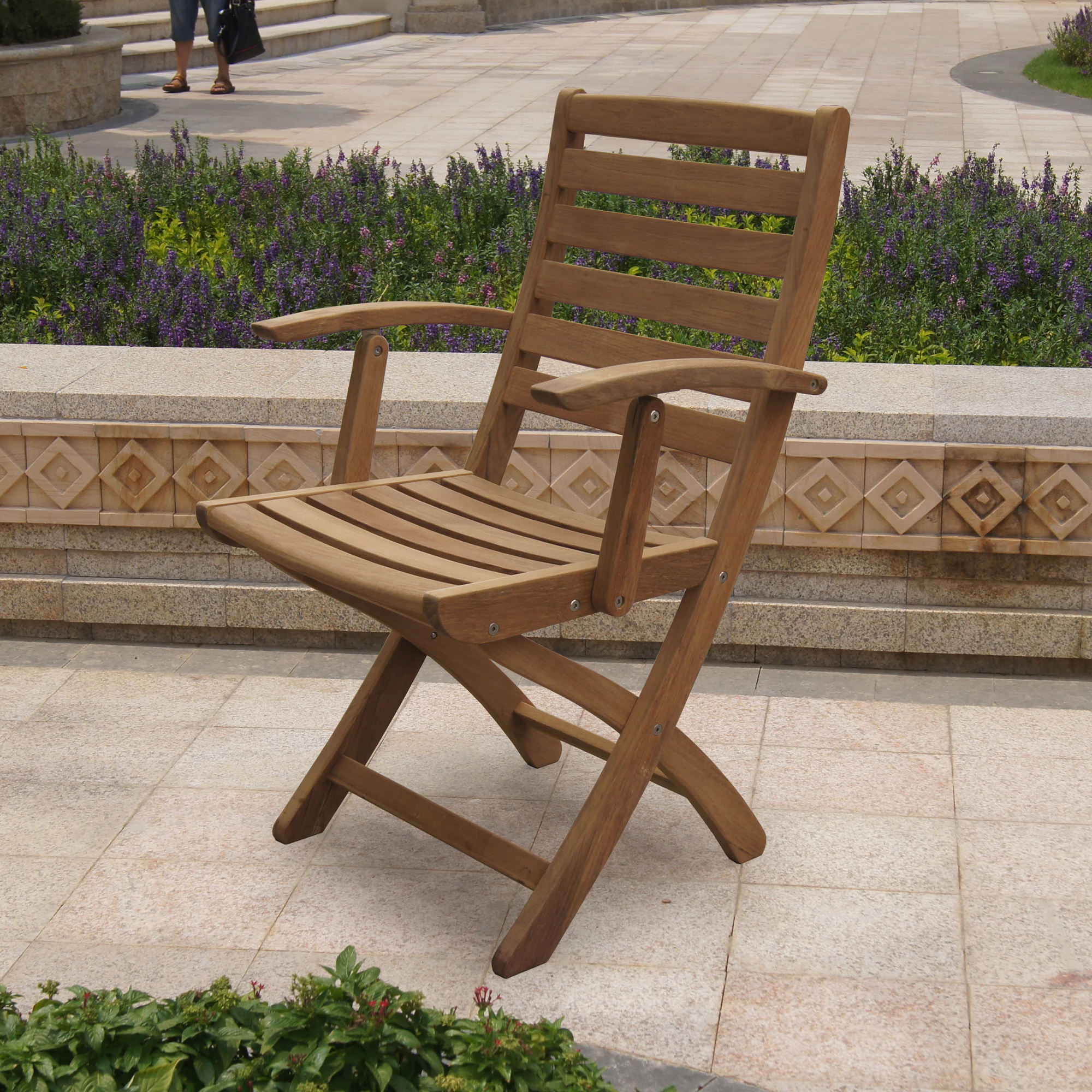 garden wooden folding chair