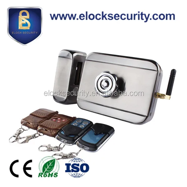2017 Newest Smart Hidden Remote Control Gate Lock, Electronic Lock