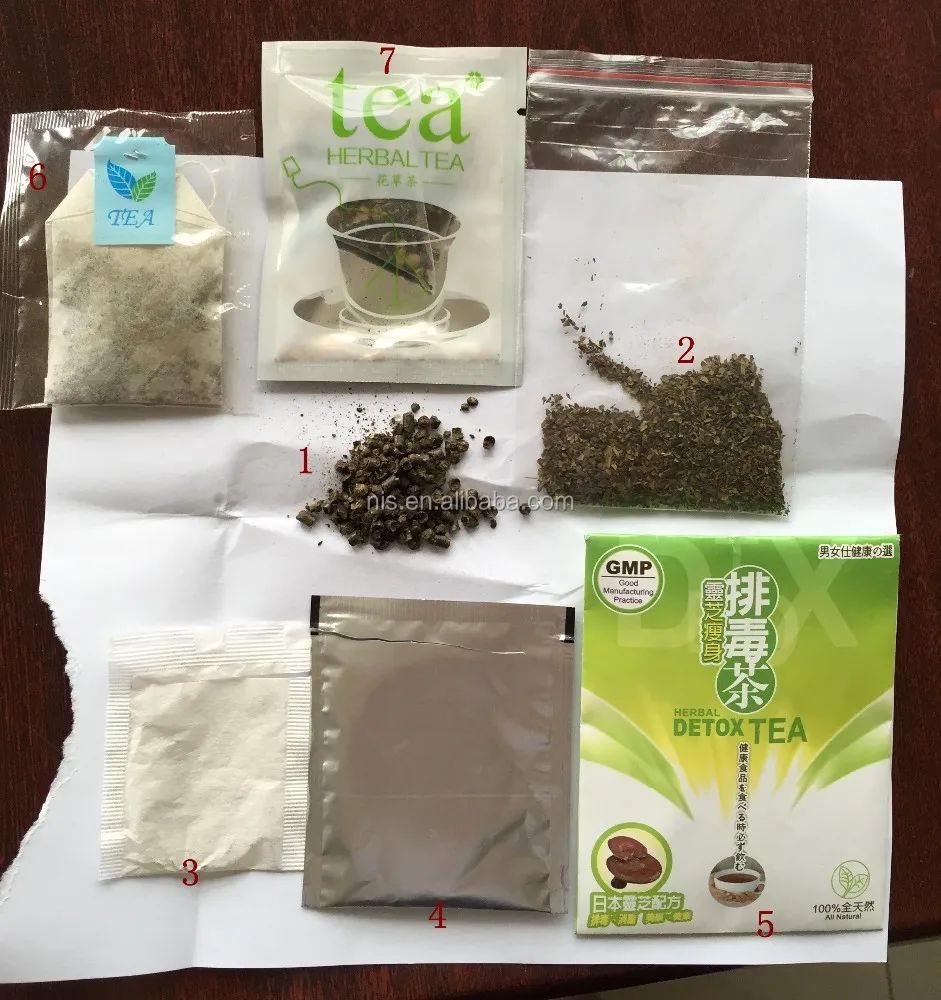 Custom Detox tea slimming tea with Ganoderma lucidum private label OEM Blend tea