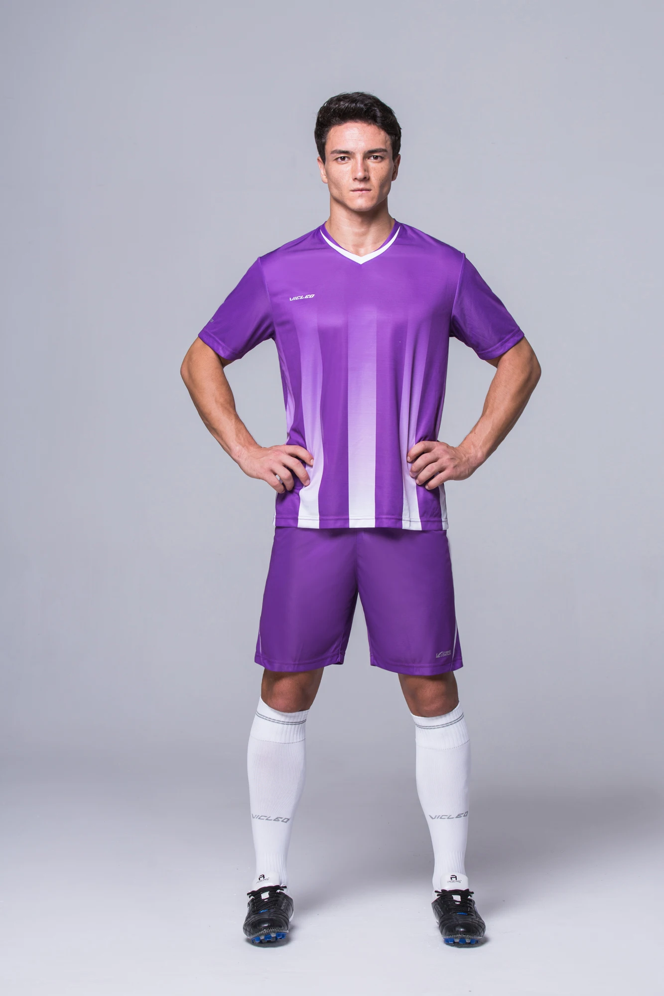 professional manufacturer blue and yellow sport wear soccer jersey