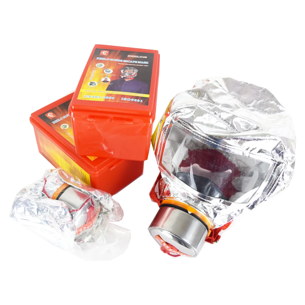 Wholesale fire equipment emergency Fire escape smoke mask fire gas escape filter