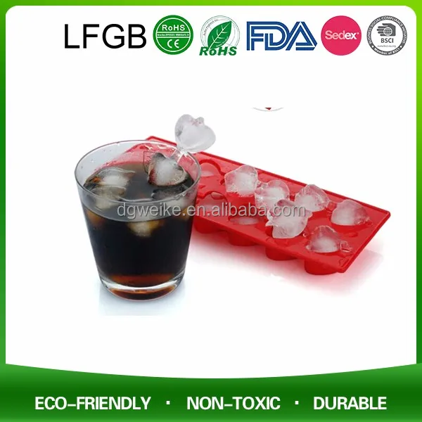 2016 пользовательские пищевой бутылка воды силикона лоток для льда