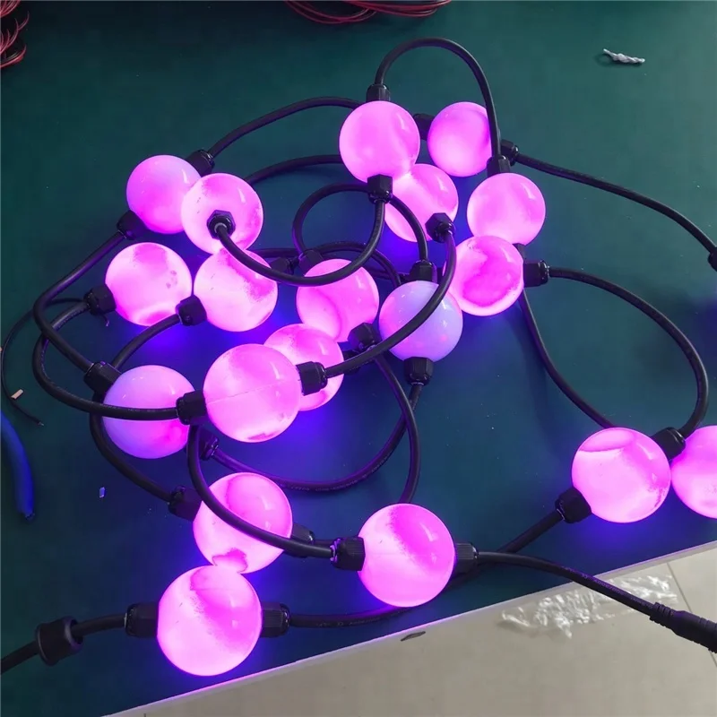 Outdoor Waterproof RGB 3D Christmas Pixel Led Magic Ball Light DC24V with