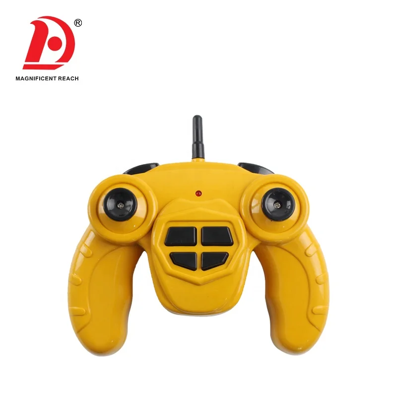 HUADA 2023 6CH 2.4G Plastic  RC Truck Model Bulldozer Toy with Battery & USB Cable