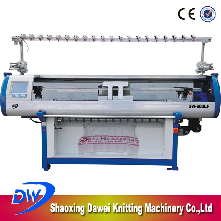
ДАВЭЙ DW-803F 80 Дюймов Высокая Эффективность Компьютерный Промышленные Свитер Вязание Машина Продажа Для Одеяла 