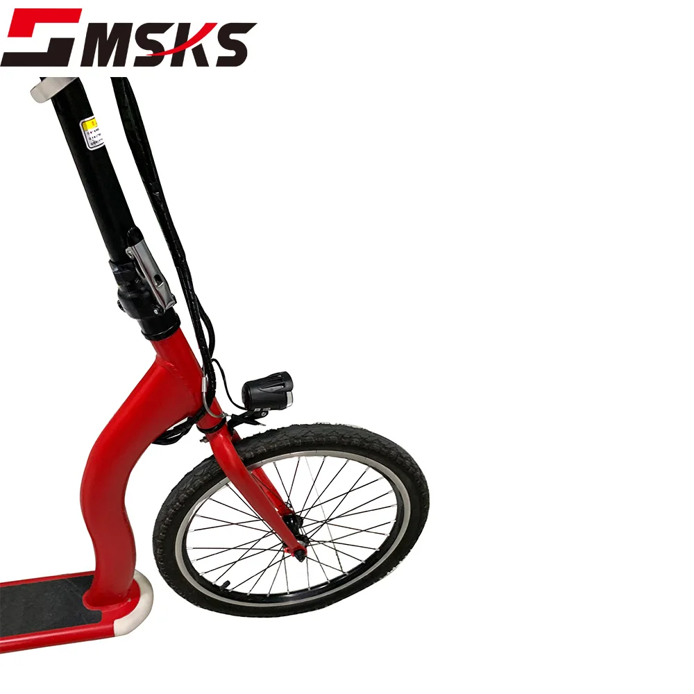 Unique design folding adult kick electric scooter MK9 e scooter with Rear Disc Brake