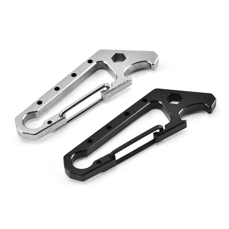 Высококачественный многофункциональный брелок-открывалка для бутылок в форме акулы с несколькими карабинами