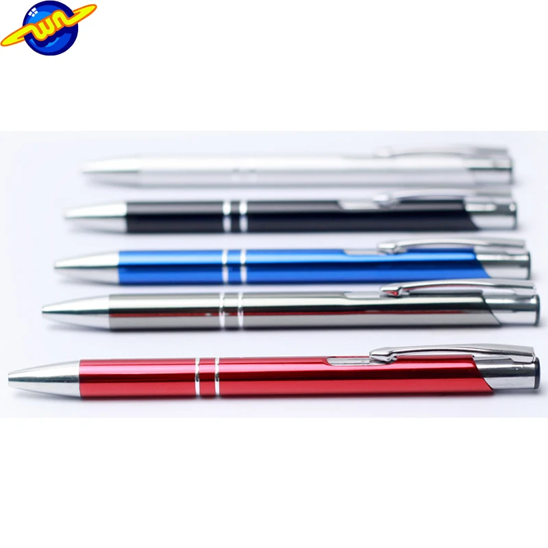 LOW MOQ small business Soft gift promotional metal ball pen with laser engraving custom logo