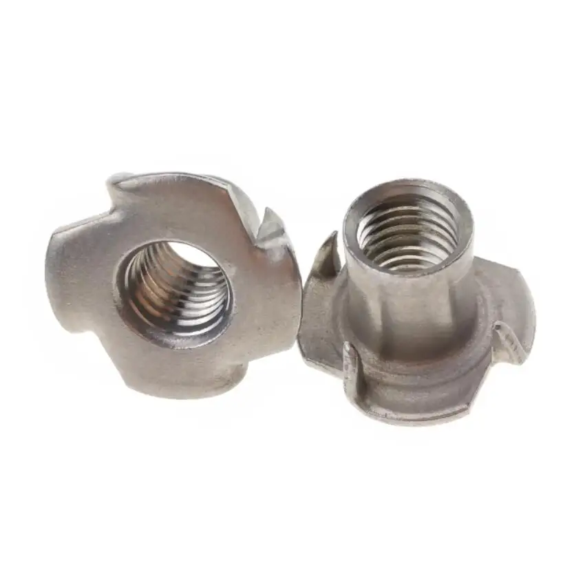 M8 Stainless Steel T Nuts for Wood Insert A2-70