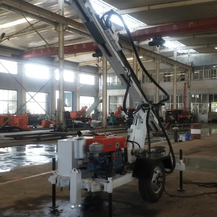 Deep water well drilling rig machine with mud pumps for water well drilling
