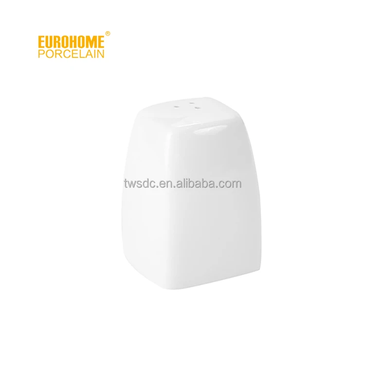 ceramic cruet set black and white square salt and pepper shaker