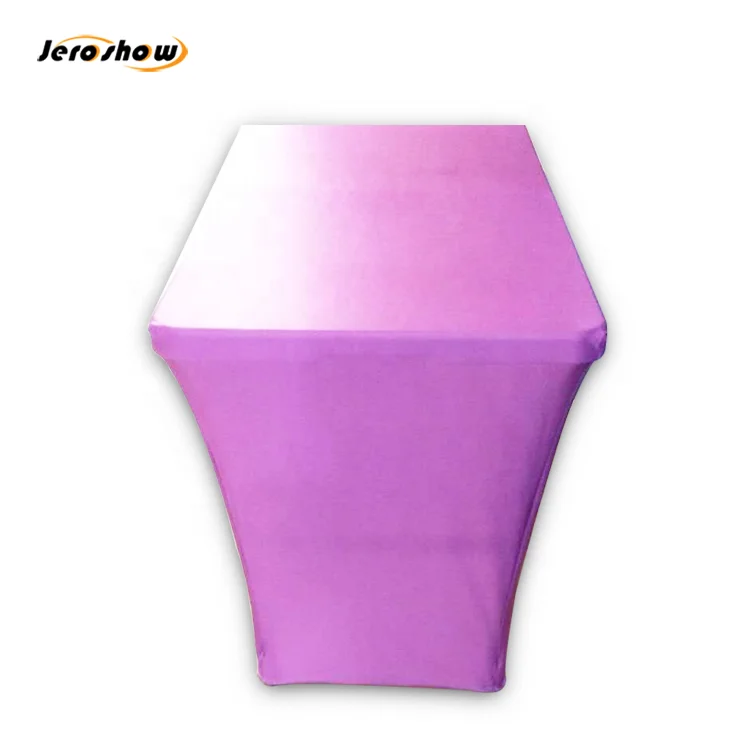 Wholesale Polyester 6ft 8ft Trade Show Custom Printed Standard Stretch Table Cover Exhibition Table Cloth