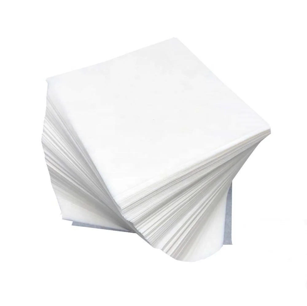 
50gsm specialty oil proof white parchment paper squares for resin pressing extractive wrapping 5 x 5 inch 1000sheets 