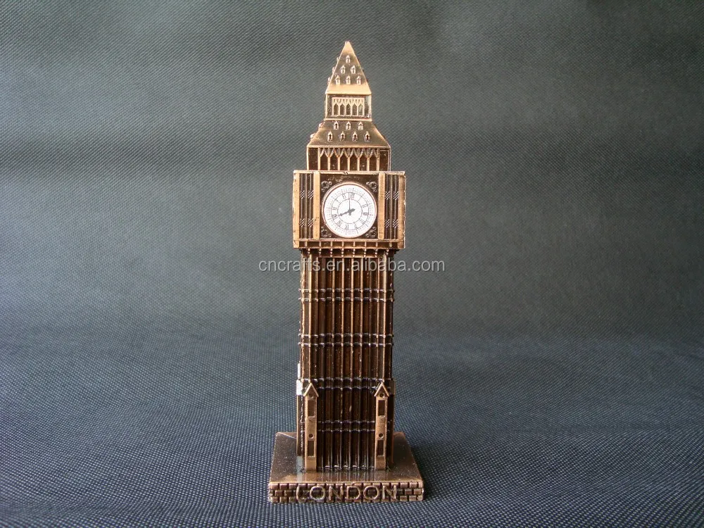 London Souvenir Mini Die Cast Metal Figurine - London (Gilt) Big Ben