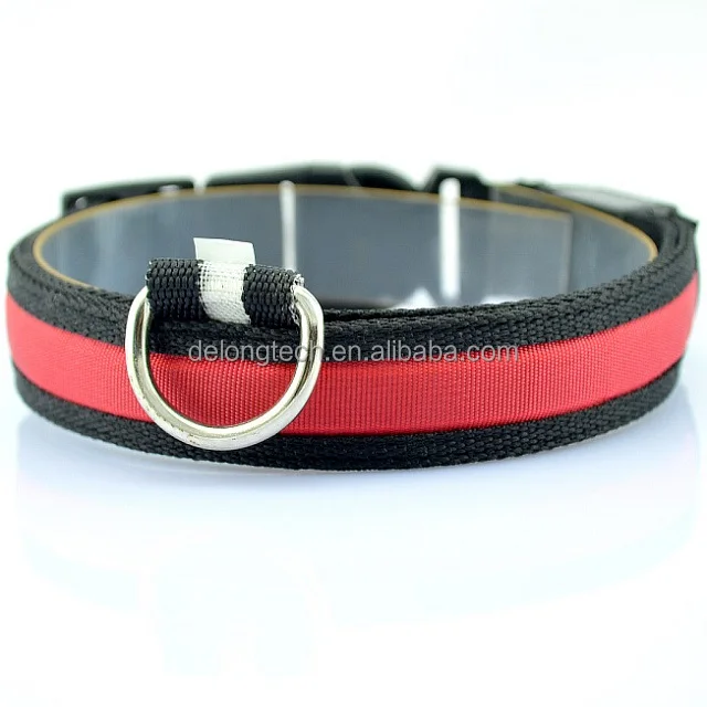 Pet Dog LED Glowing Collar Luminous Flashing Necklace Outdoor Walking Night Safety Supplies