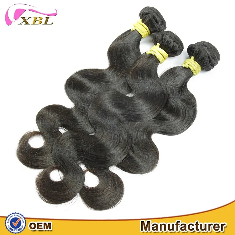  XBL никакой путаницы не линяет ткань оптовая норки качество бразильской плетение волос 100 человеческих