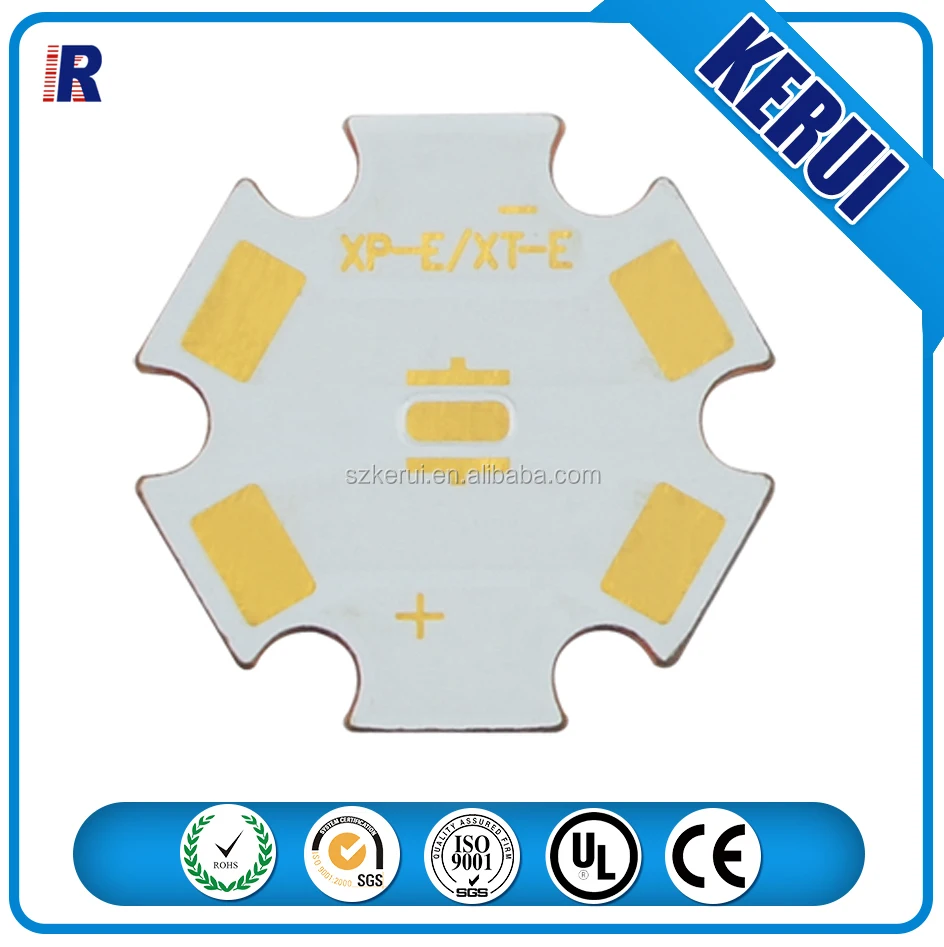 
20mm cree flashlight sinkpad led pcb,mcpcb 