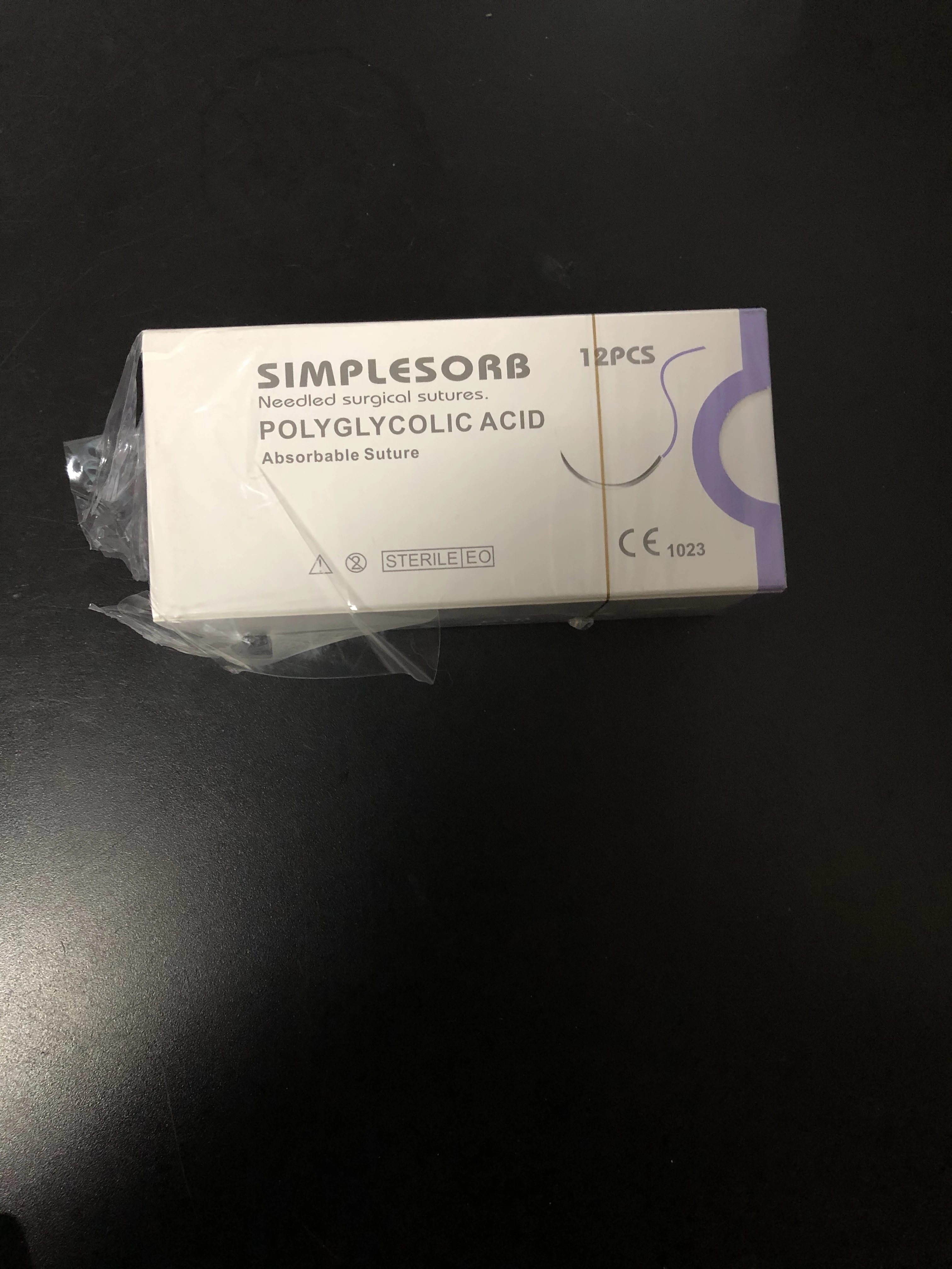 china manufacturers factory cheap prices types disposable absorbable medical pga surgical suture with needles