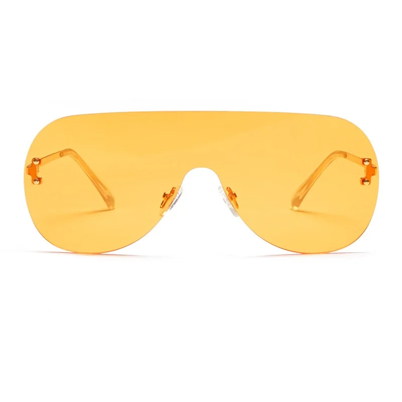2021 New Fashion High Quality Unisex One Piece Lens Oversized Sunglasses