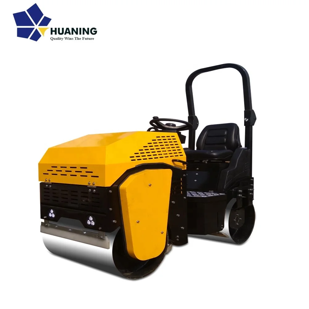 1000 kg ride on diesel engine compactor road roller
