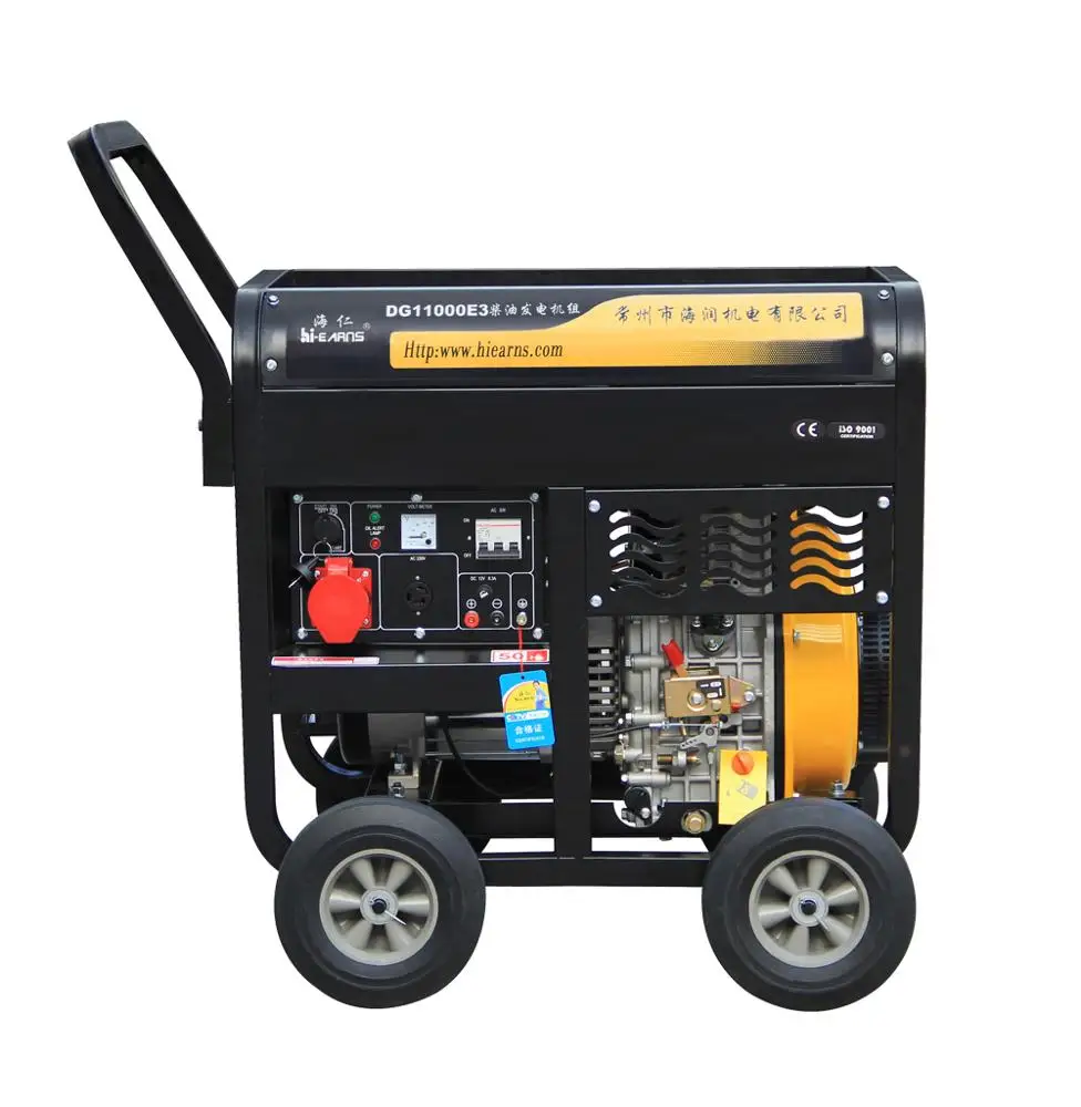 DG11000 198F diesel engine generator set price list