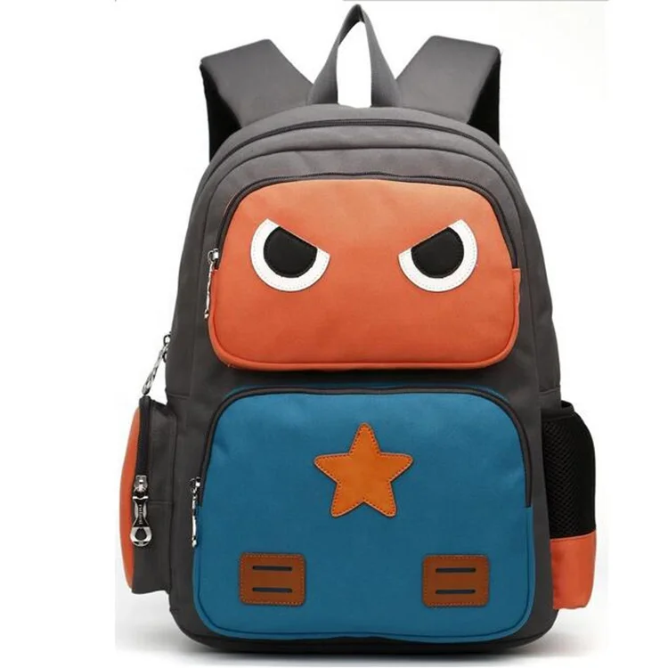 Милый детский школьный 3D-Рюкзак с роботом на плечо