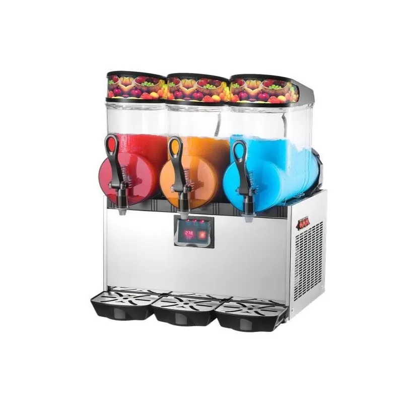 Производитель Маргариты slushy 3 Емкость емкость 15L стальной пластиковый замороженный напиток дешевый slushie Slush Ice Machine