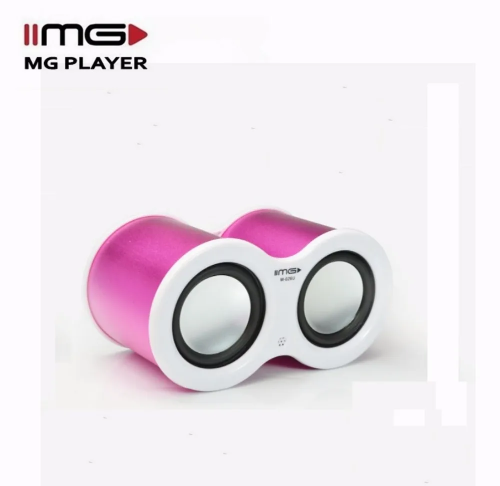 MG Stereo High Fidelity Portable Telescope Speaker, Portable SD/USB Speaker Telescope USB Speaker M-026U