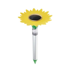 sunflower shape high-quality waterproof snake repeller sonic wave pest solar mole repeller