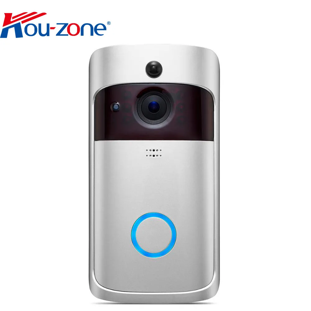 
Best selling Wireless Door Bell Smart WiFi Camera Video Doorbell Security Camera with PIR Motion Detection 720P HD Two-way Audio 
