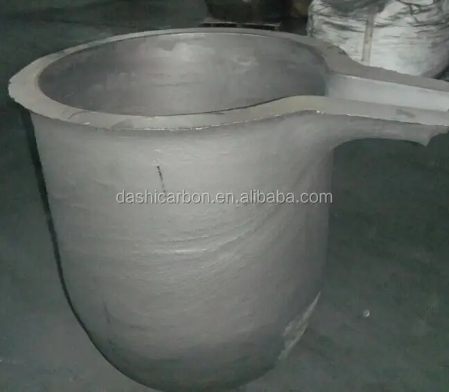 silicon carbide graphite crucilbe for zinc/iron/alloy/copper/aluminum/brass melting
