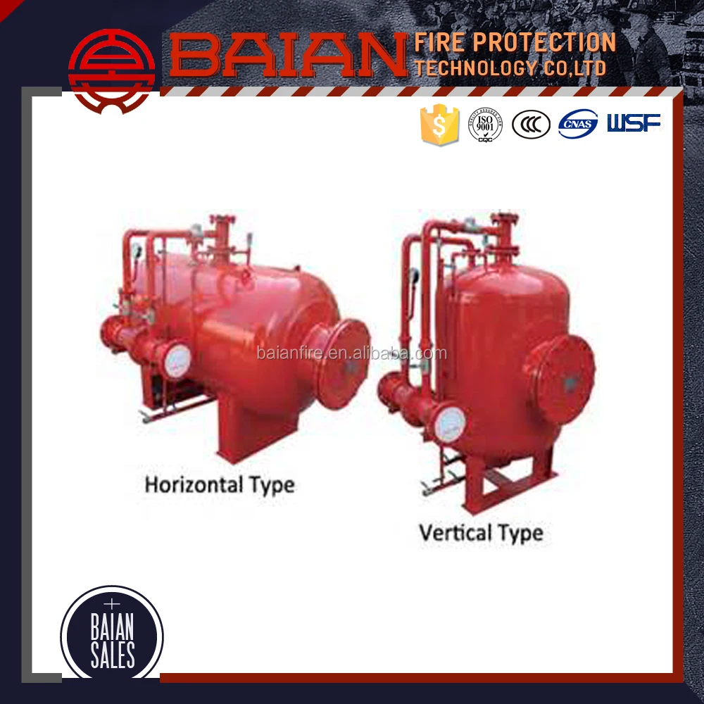 500 gallon Foam Water Bladder Tank for Fire System