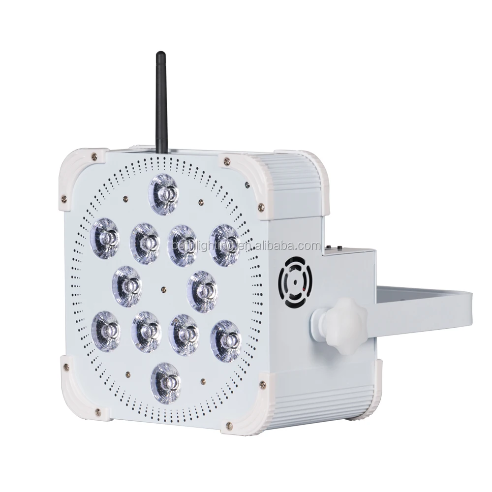 Беспроводной светодиодный светильник с Wi-Fi управлением 12*18 Вт RGBWA UV 6 в 1 Освещение сцены