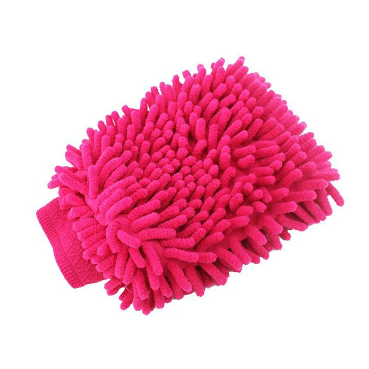 Car washing mitt car care detailing mitts microfiber chenille gloves dusting cleaning glove for home