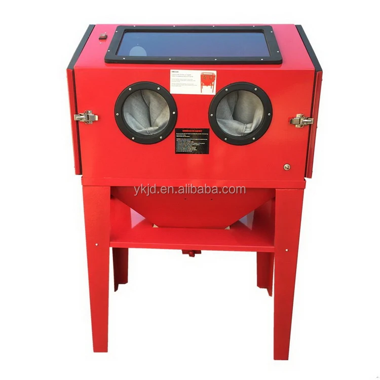 Automatic cabinet sandblasting machine,pipe sand blasting