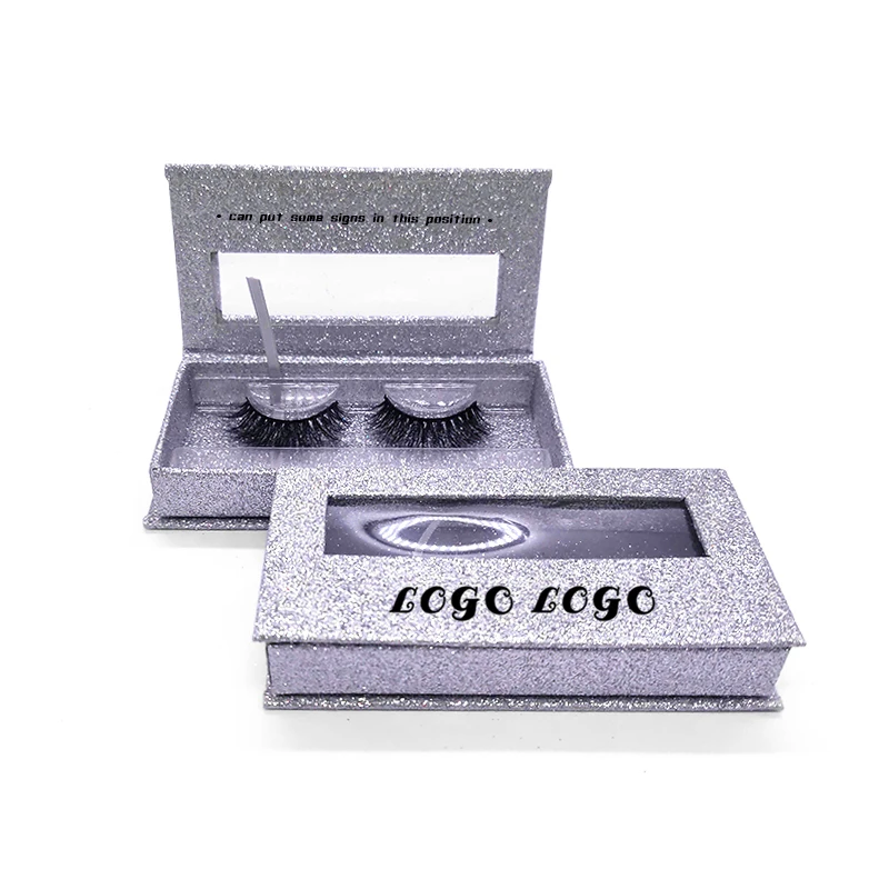 
Shuying SY empty custom logo paper lash box square eyelash packaging eyelash boxes with window 