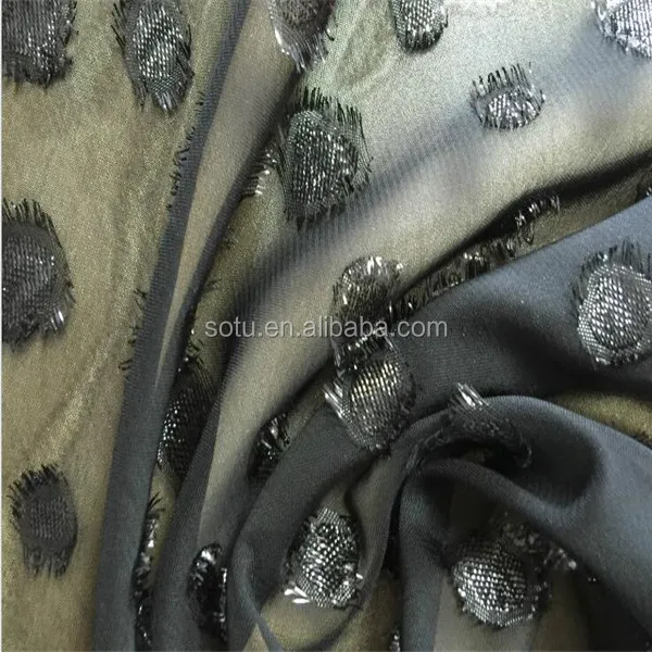 Оптовая продажа, простая шифоновая ткань из полиэстера 75D для женского платья/шарфа