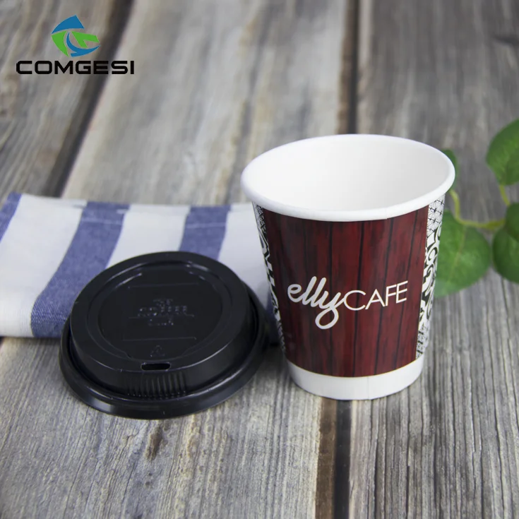 
Wholesale top quality insulated 12 oz black coffee paper cup for party disposable logo printing free sample factory price 
