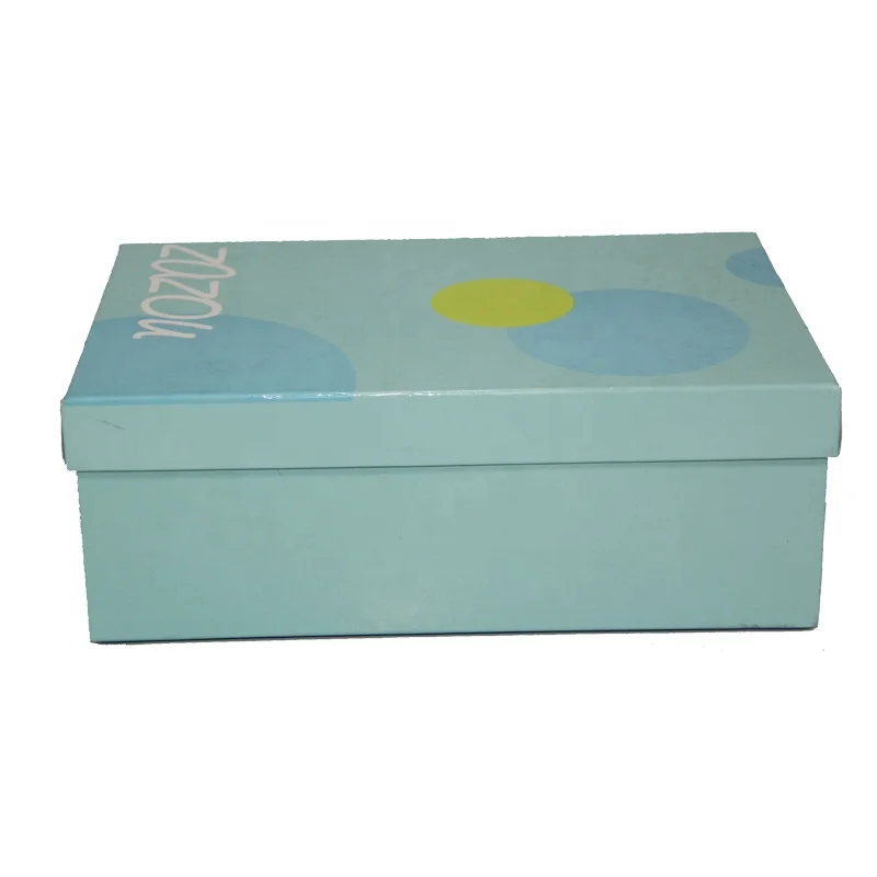 Factory Price from Dongguan manufacturer Custom Printing Packaging Cover and Base Two Pieces Paper Shoes Box