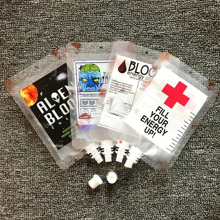 Storage Beverage Bags Concentrated Juice Power Packs Vampire Diaries Blood Energy Drink Bag