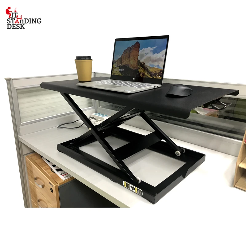 STARSDOVE Stand Up Adjustable Standing Computer Desk for Computer Table Riser Office