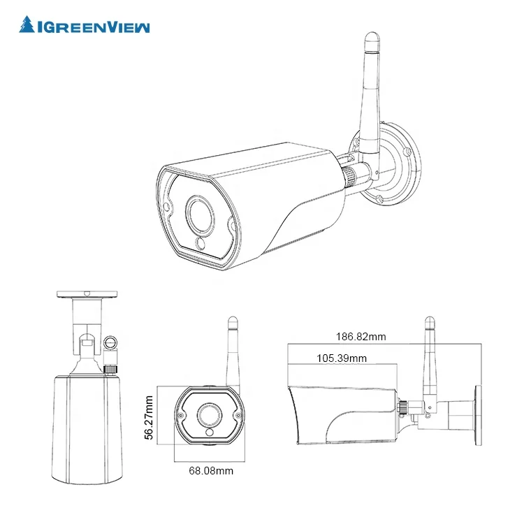 Wholesale price 1080p home security wireless network small cctv camera