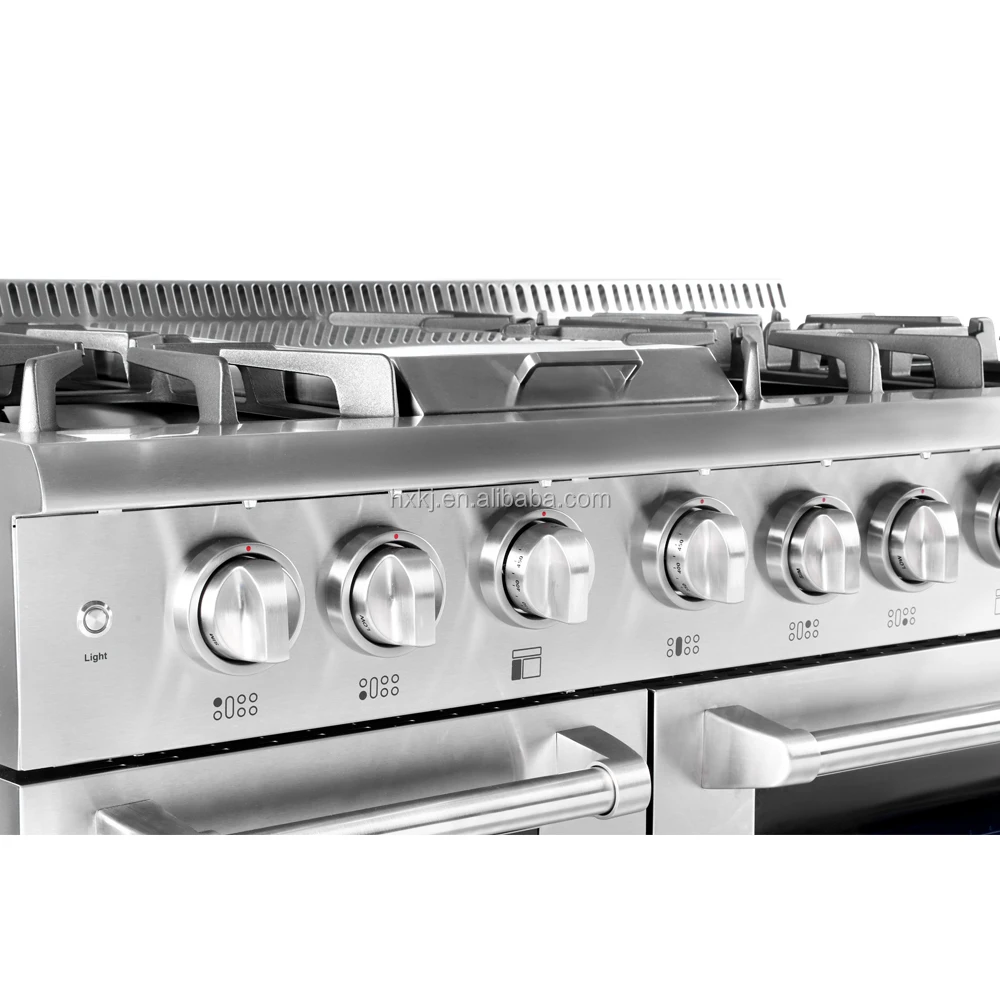 commercial high quality 48 inch 6 burner gas range from china