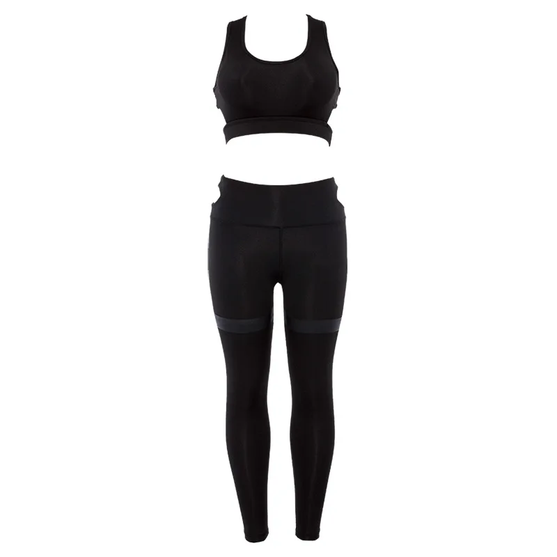
Custom Women Cutout Top&Leggings Yogawear Workout Sports Suits 