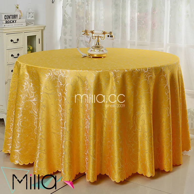 Red damask table cover Christmas table cloth