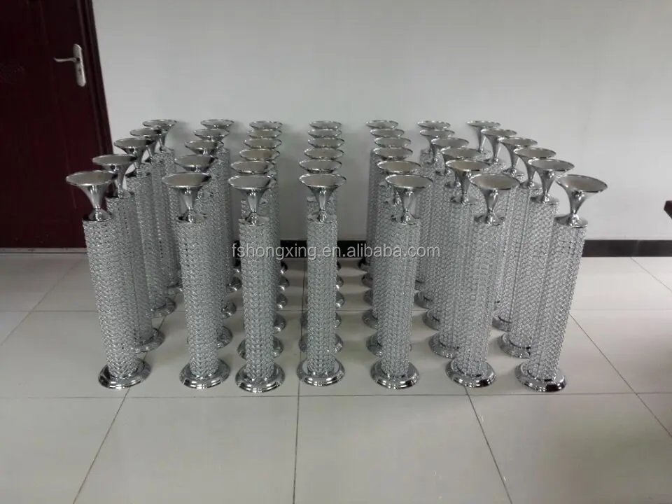 The latest crystal flower stand centerpiece for weddings