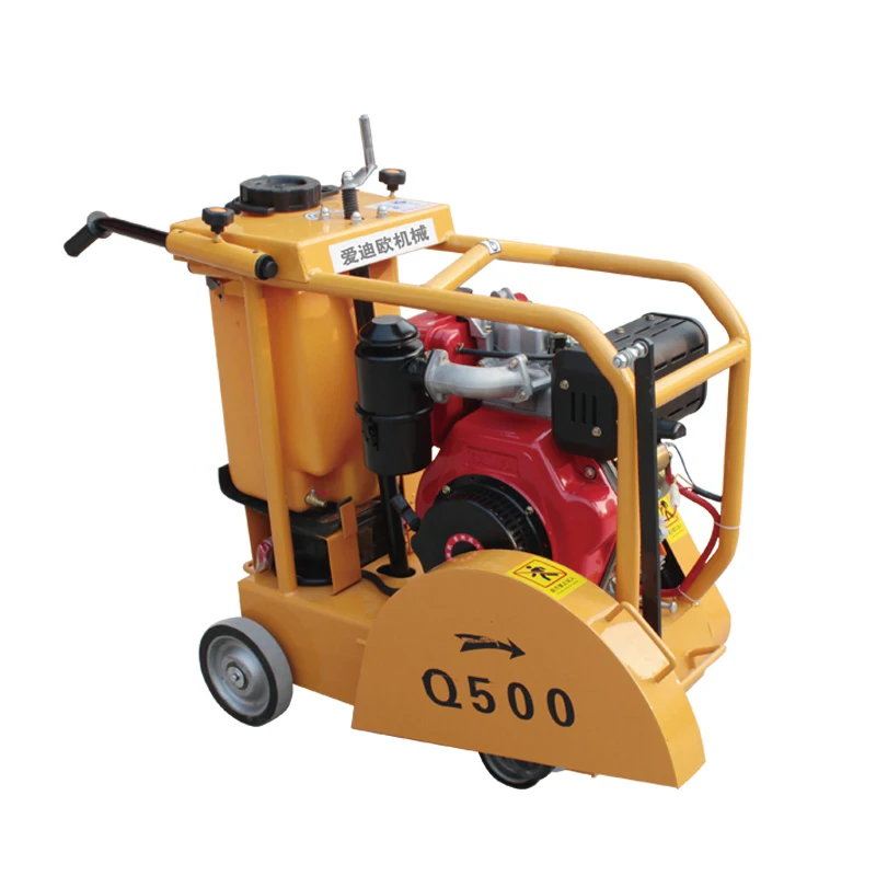 180mm depth concrete cutting machine manual push asphalt road cutter price/parts cheap concrete cutting machine manufacturer