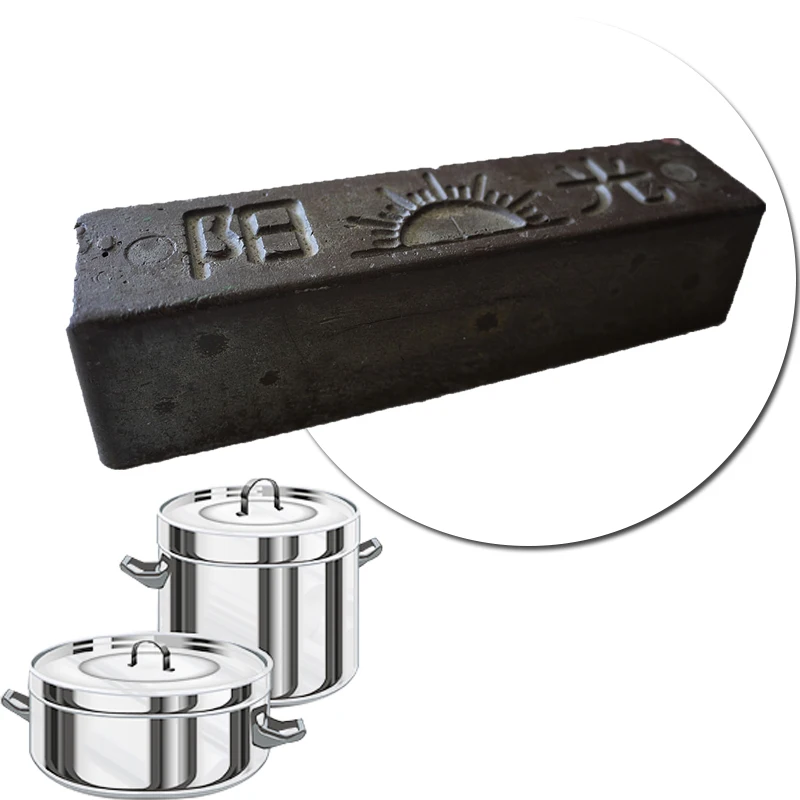 Black Solid Polishing compounds/wax/paste polishing bar for stainless steel and metal polishing paste